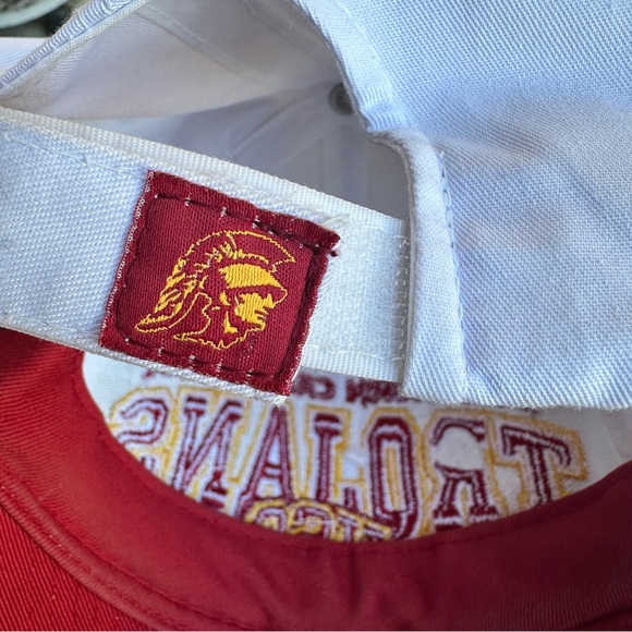 Top of the World USC TROJANS hat white red yellow embroidered one size fits all - Picture 11 of 14